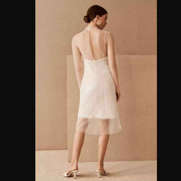 NWT BHLDN Amsale Clarissa Sequin Dress - Size 2 - Picture 2 of 4